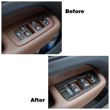 Pentru Volvo XC60 2018-2020 Auto Interior Usa Maner Fereastra de Tapiterie Ridicați Panoul de Comutare Difuzor Audio de Sunet Inel Cana de Apa Titularul Cadru