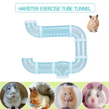 Animale de companie Jucării DIY Hamster Tunel Toy Conducte Externe Tunel Fitinguri Tub de Exercițiu Accesorii pentru Mouse-ul Hamster Animale de companie Mici