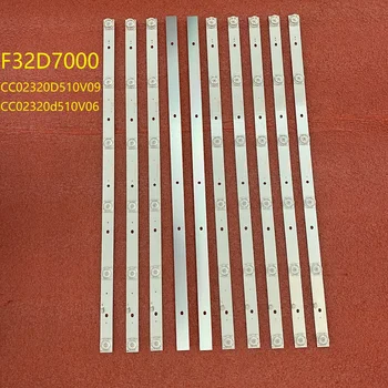 2 buc/set de Fundal cu LED Strip pentru F32D7000C TI3211DLEDDS LSF320HN08-M02 KM32K1-SX CO 01 CC02320D510V09 CC02320d510V06 32E20