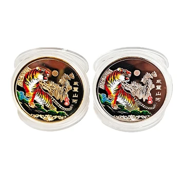 2022 China De Anul Nou De Tigru Original Monedă Comemorativă De Argint De Aur Tiger An Monede Mici Cadouri