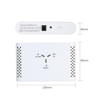 WiFi Inteligent robinet Termostatic pentru Radiator + WIFI Inteligent Termostat Controler de Temperatura Receptor pentru Apa/Incalzire in Pardoseala Electrica