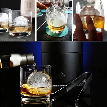 Tăvi pentru cuburi de gheață Silicon Sfera Minge de Gheață Filtru Cu Capac Pătrat Mare Cub de Gheata Matrite Pentru Whisky DIY Instrument de Bucatarie