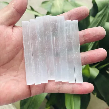 6-7cm Naturale Selenit Cristal de Cuarț Bastoane Cristal de Cuarț Chipsuri de Pietre Naturale Si Minerale-Specimen De Aer Curatenie