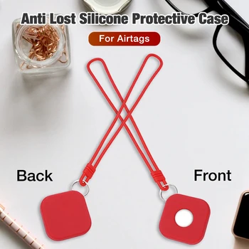 Silicon moale Acoperă Pentru Apple AirTag caz Transporta Caz de Protecție a Pielii Airtags Bluetooth Wireless Tracker Lavabil Protector Shell