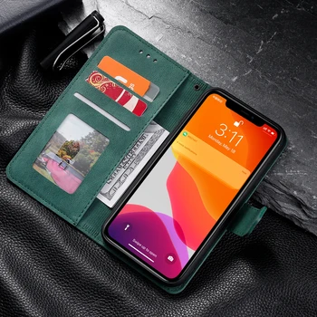 Portofel din piele Anti-căderea Telefon Mobil Caz Pentru Xiaomi 11 10 Lite 10T Nota 10 POCO M3 X3 NFC Clasic Imbinat Stilul Acoperire