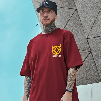 OEIN Bărbați Supradimensionate 8XL Tricouri Streetwear Hip-Hop, Punk Rock Gotic Tricouri Tricouri Harajuku Moda Casual cu Maneci Scurte Topuri Largi