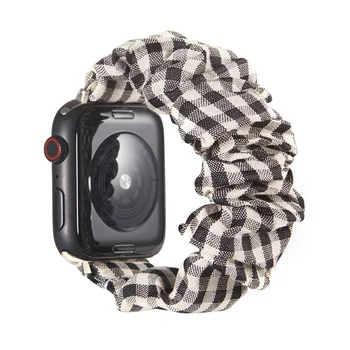 Material Elastic Elastic Curele pentru Apple Watch Serie SE 6 5 4 3 Femei Brățară 40mm 44mm Watchbands pentru iwatch 38mm 42mm