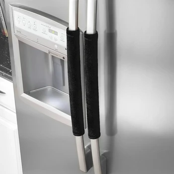 1 Pereche Reglabil Păstra Curat Ușa Frigiderului Utilizarea Ușor De Instalat Proteja Caz Praf Mănuși De Bucătărie Mâner Ușor