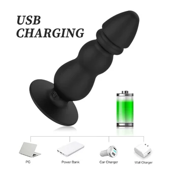 Anal Vibrator Butt Plug Wireless de Control de la Distanță de Prostata pentru Masaj jucarii Sexuale pentru Barbati Clitoris Stimulator Adult Erotic Sexshop 18+