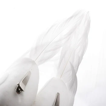 12buc/set Spumă Albă Porumbei Drăguț Mic Artificiale, Pene de Pasăre Foto Recuzită Acasă Masa de Gradina de Bonsai Magazin de Nunta Decor 15*8*7 cm