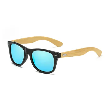 Clasic de Bambus, Lemn de ochelari de Soare de Brand Design Bărbați Femei Acoperire Oglinda Ochelari de Soare Moda ochelari de soare Retro Ochelari de soare UV400 Nuante