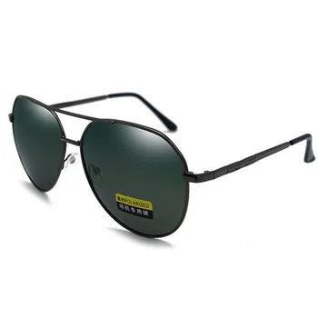 Polarizat ochelari de Soare pentru Barbati Femei Driver Nuante de sex Masculin Epocă Ochelari de Soare Barbati Oglinda ovală de Vară UV400 gri ochelari de soare