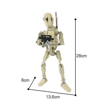 Moc Distrugător Roboți de Luptă Blocuri Kit Pentru Steaua Space Wars Lupta Distrugerea Mașină de Cărămizi Jucarii Pentru Copii Cadouri