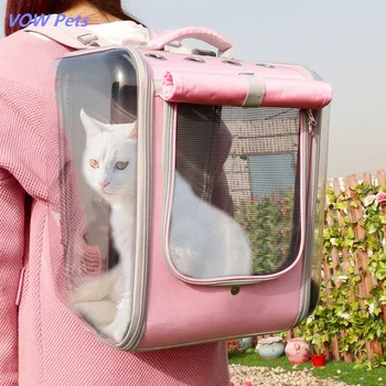 K-Star Cat Purtător Rucsac Respirabil De Călătorie În Aer Liber Geantă De Umăr Pentru Câini De Talie Mică Pisici Portabil Ambalaje Care Transportă Materiale De Animale De Companie