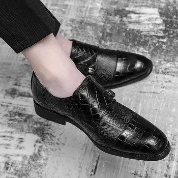2021 Nou Pantofi Barbati din Piele PU de Moda Patru Sezoane Tendință de Înaltă Calitate, cele mai Recente Fahion de Agrement Clasic Fierbinte Pantofi pentru Bărbați KN117