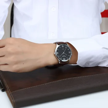 WLISTH 2121 Nou Brand de Top Bărbați Clasic Quartz Impermeabil Ceas Curea din Piele de Afaceri Populare Casual Barbati Ceas Reloj de hombre