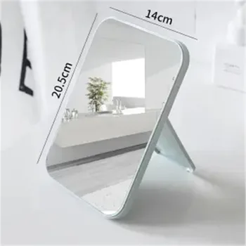 Oglindă de machiaj Pliere Make Up Oglindă Mică Desktop Portabil în Picioare Oglindă de Machiaj machiaj Fata oglinzii