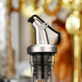 3Pcs Sticla de Ulei Dop de Bucătărie Bara de Instrumente Vin Picuratoare Flip Top Dop Distribuitor de Lichior de Ulei de Măsline Pulverizator Distribuitor de Lichior