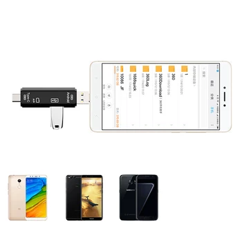 3 În 1 USB 3.1 Micro SD Card Reader Adaptor pentru Android Calculator PC Extensie de Tip cap-C & Micro USB și Memorie USB Cardreader