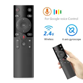 H17 2.4 G Wireless Gyro Mic IR de Învățare Voce de Control de la Distanță pentru Android TV Box
