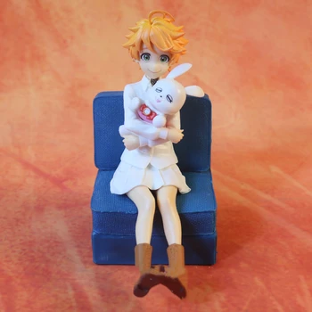 SARI Anime Promis Neverland de Craciun pentru Copii Cadouri de Tort Masina Birou Decoratiuni Ornamente Set Emma Norman Ray Figura Jucărie