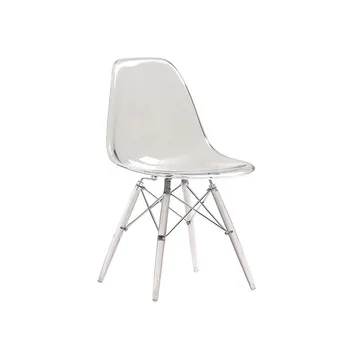 Transparent scaun Nordic Moda scaun de luat masa plastic simplu creativ scaun liber de cafea designer de scaun Restaurant, Scaun