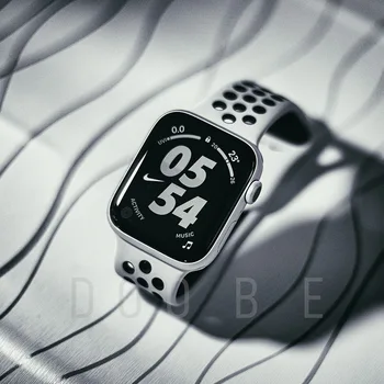 Solo Bucla curea Pentru Apple Watch Band 44mm 40mm 38mm 42mm Respirabil silicon Elastic bratara Curea de trupa iWatch Seria 3 4 5 6 SE