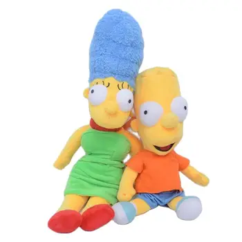 25cm Original The Simpsons personaje Anime jucării de Pluș jucarii pentru Copii, cadouri de ziua de nastere PVC Figura de Acțiune de Colectare de Jucarii Model Gi