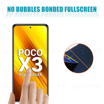 2in1 Lentile de Film Protector de Sticlă Pentru Xiaomi Poco F3 F1 F2 M2 X3 Pro Sticlă Călită Pentru Poco X2 C3 M3 Km 9 9M Pro 9 SE Lite Sticlă