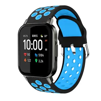 BEHAU 20mm Sport Colorate Silicon WatchBand Pentru Xiaomi Mibro Aer Smartwatch trupa de Înlocuire Pentru Xiaomi Haylou LS02 WristStrap