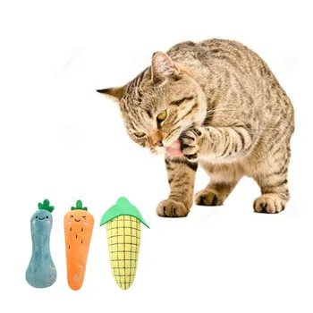 2021 nou hot-vânzare de animale cat si vegetale serie de jucării de pluș, inclusiv catnip interactive jucarii pentru animale de companie