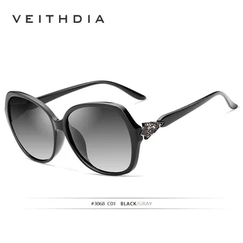 VEITHDIA Femei ochelari de Soare Polarizat Gradient Lens Lux Doamnelor Designer de ochelari de Soare Ochelari de Accesorii Pentru Femei 3068