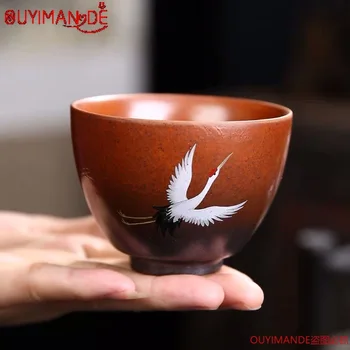 2 BUC Cuptor schimba ceașcă de ceai proprietar de casa cupa retro kung fu ceai set de ceai din ceramica cana singură ceașcă Japonez antic ceașcă de ceai
