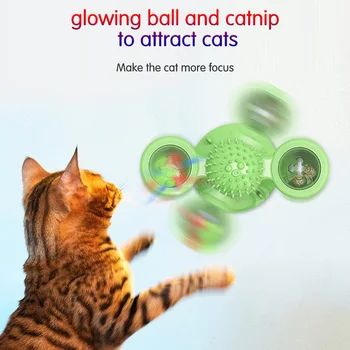 Pisica inteligent Teasing Jucărie Interactiv Pisică Jucărie Moară de vânt placă Turnantă Jucărie animale de Companie Electronice Molar Musca Jucărie Perie Pisica Jucării pentru animale de Companie Pisici