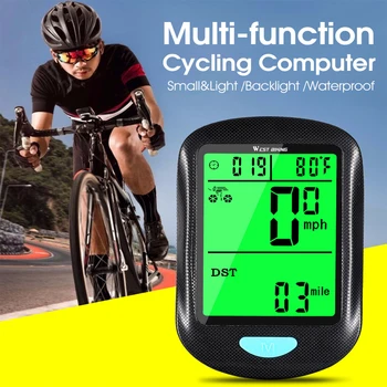 VEST BIKING Impermeabil Wireless Biciclete Calculator Multifuncțional Biciclete Vitezometru Gps pentru Biciclete Cod Metru Accesorii pentru Biciclete