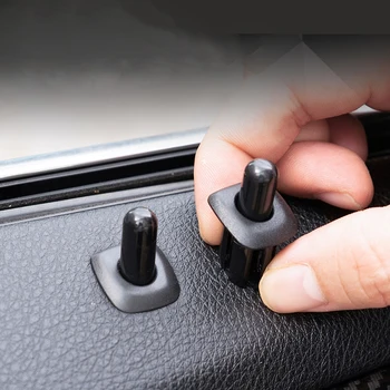 4buc Plastic ABS Interior Spate RH LH Ușă de Blocare Pin Buton pentru BMW Seria 5 F10 F18 520 525 Ghid de Acoperire Tapiterie