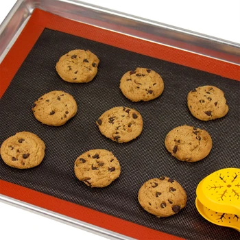 Pentru Cookie Macaron Pâine Puf Perforate Pad Bakeware Cuptor Linie Foaie de Silicon Mat Non Stick de Copt Mat 40*30cm