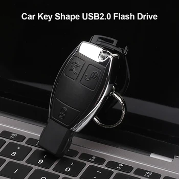 USB Flash Drive Cheia de la Mașină Forma 4GB 8GB 16GB 32GB 64GB 128GB Pendrive Memory Stick U Disk de Mare Viteză pentru Smart Telefon/Laptop/PC