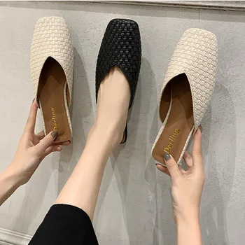 În Afara Purta Papuci Femei 2021 Vara Noua Moda Plat Catâri Casual, Sandale Negre Papuci Doamna Diapozitive, Flip-Flops Pantofi De Plaja