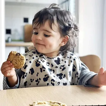 Impermeabil Copil Salopete Prânz Alimentare Cârpă Copilul Șorț Lavabil Pata Rezistent Miros Copilul Hrănire Bavete pentru Copii 6-36 Luni
