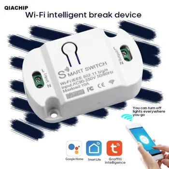 10A Wifi Smart Switch Timer Switch-uri Wireless de Control de la Distanță Inteligent schimba Viața Inteligentă / Tuya APLICAȚIE Funcționează Cu Alexa Google Dropship