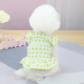 Câine Haine De Vară Câine De Companie Rochie De Printesa Îmbrăcăminte Yorkshire Corgi Pomeranian Pudel Câini De Talie Mică Fusta Cat Rochii*