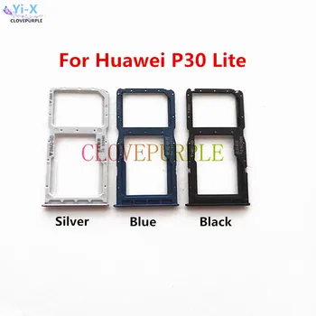 50pcs/Lot Nou Cartelei SIM Adaptor pentru Huawei P30 Lite / Nova 4E Piese de schimb
