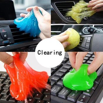 2021 brand nou 60ml car cleaning pad cauciuc praf magic cleaner cleaner de îndepărtare a prafului de gel de acasă tastatură de calculator instrument de curățare