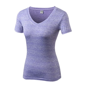 Culoare Solidă De Yoga Top Fără Sudură Yoga Tricouri Femei Fitness Short Sleeve Top De Cultură Funcționare Respirabil Cu Maneci Scurte T-Shirt Haine