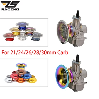 ZS Curse de 13 Culori 50mm Filtru de Aer Interfață Cupa Vânt Cupa Velocity Stack Universal Pentru Motociclete 21/24/26/28/30MM Carburator