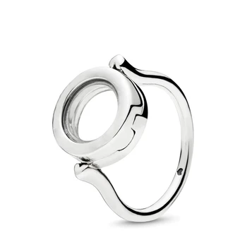 PPB JZ 6 de Brand Original argint 925 inel cu spumant logo-ul original design retro în formă de inimă multi-wrap ring