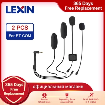 2PC LEXIN Earphoe cu 2 Microfon Tip Interfon Cască Accesorii pentru LX-ETCOM Casca Sunet de Înaltă Calitate Zgomot Cancellaction