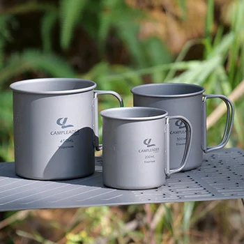 3PCS Camping Titan Set de Vase Pliabil Manere Cana de Apa Set Cafea Ceai, Apa Cana de Gătit în aer liber Cina de Călătorie Camping
