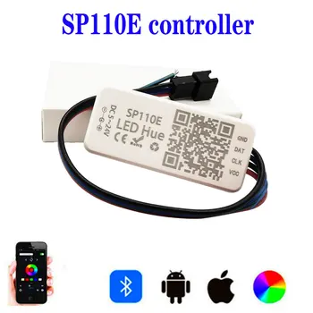 WS2812b Controller SP110E Controler Bluetooth Smart Pixel Lumina Pentru WS2811 WS2813 SK6812 WS2815 RGB RGBW Plin de Culoare Led Strip